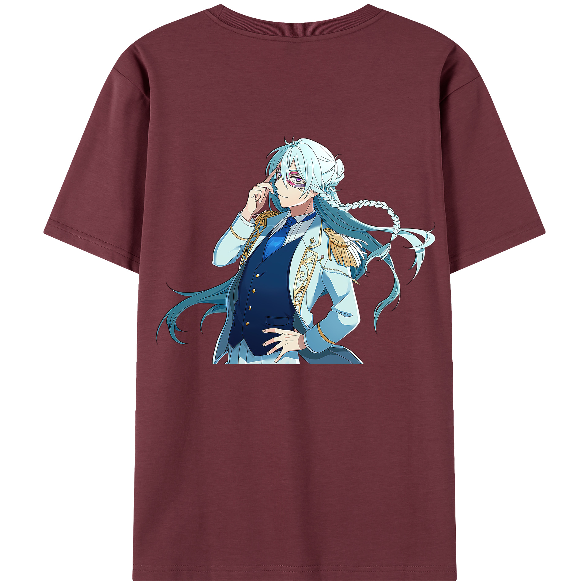 （画像用） あんさんぶるスターズ! Ensemble Stars 綿100％半袖Tシャツ（背面プリント）